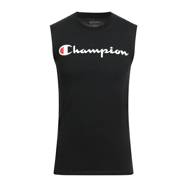 【送料無料】 チャンピオン メンズ Tシャツ トップス Tank tops Black