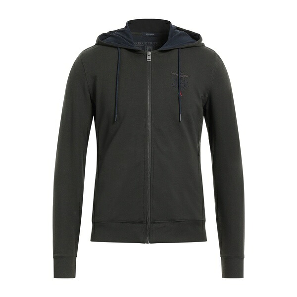 【貨物輸送無料】 アエロナウティカ ミリターレ メンズ パーカー・スウェットシャツ アウター Sweatshirts Brown