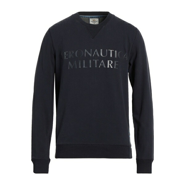 【貨物輸送無料】 アエロナウティカ ミリターレ メンズ パーカー・スウェットシャツ アウター Sweatshirts Blue