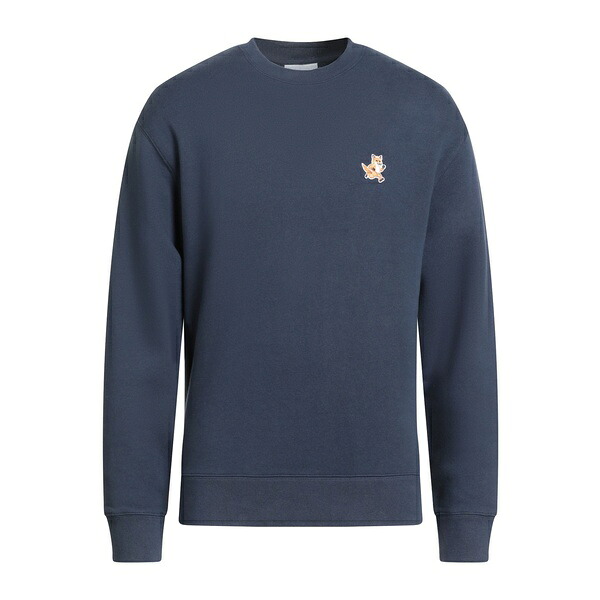 【送料無料】 メゾン キツネ メンズ パーカー・スウェットシャツ アウター Sweatshirts Blue|asty