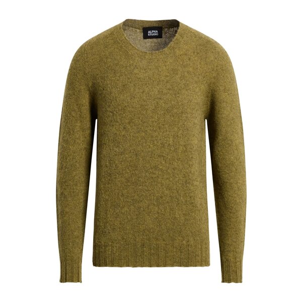 【貨物輸送無料】 アルファス テューディオ メンズ 編み物\u0026スウェーター アウター Sweaters Green