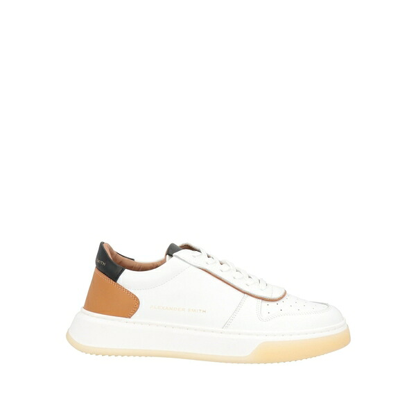 【送料無料】 アレクサンダー スミス メンズ スニーカー シューズ Sneakers White
