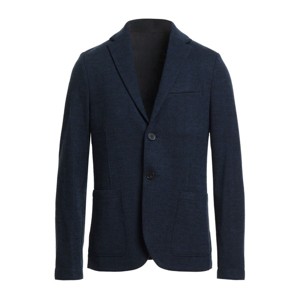【送料無料】 ハリスワーフロンドン メンズ ジャケット＆ブルゾン アウター Blazers Blue｜asty