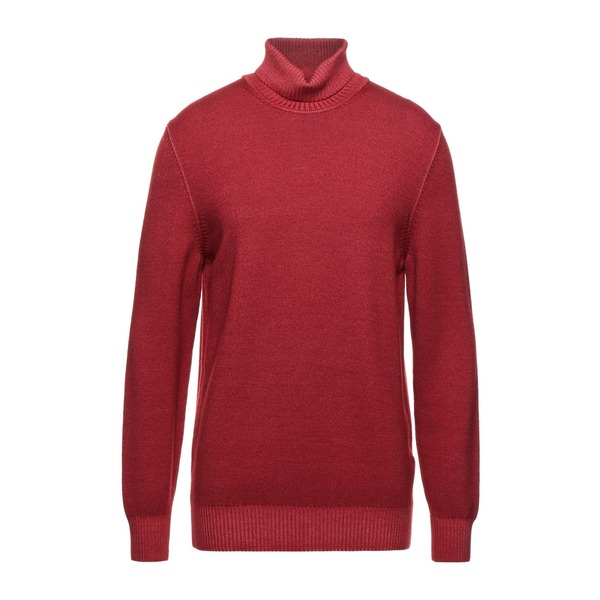 【貨物輸送無料】 エイチ953 メンズ 編み物\u0026スウェーター アウター Turtlenecks Red