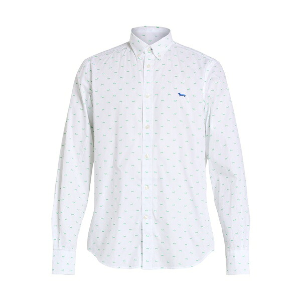 【送料無料】 ハーモント & ブレイン メンズ シャツ トップス Shirts Green|asty