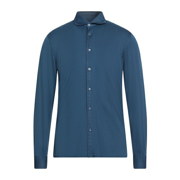 【送料無料】 フェデーリ メンズ シャツ トップス Shirts Blue