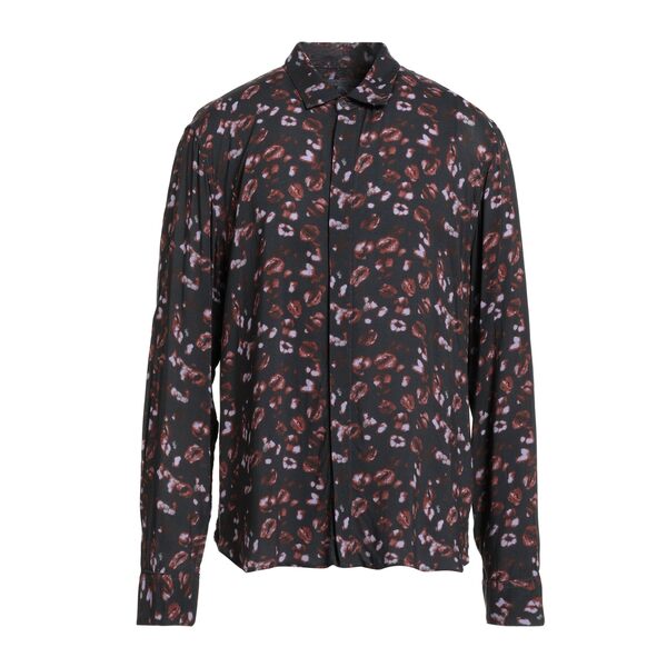 【送料無料】 ジョンバルベイトス メンズ シャツ トップス Shirts Black｜asty