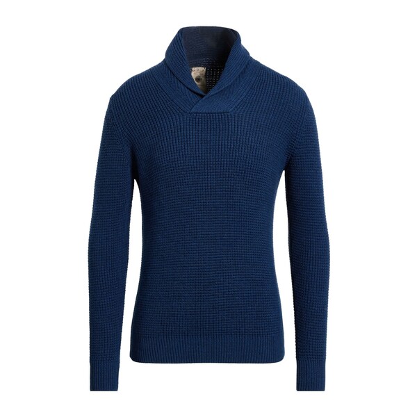 【貨物輸送無料】 エイチ953 メンズ 編み物\u0026プルオーバー アウター Sweaters Blue