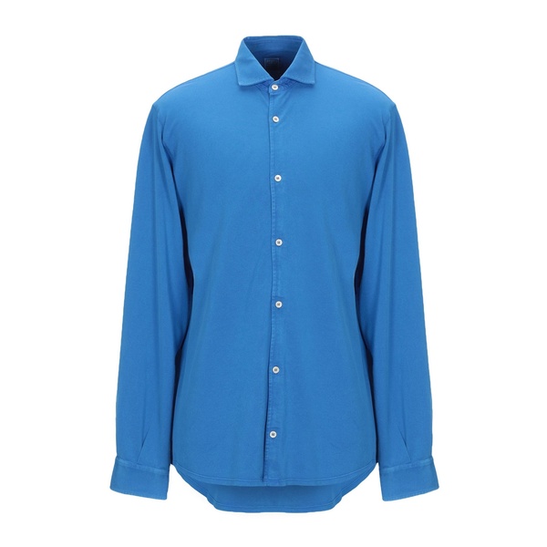 【送料無料】 フェデーリ メンズ シャツ トップス Shirts Azure