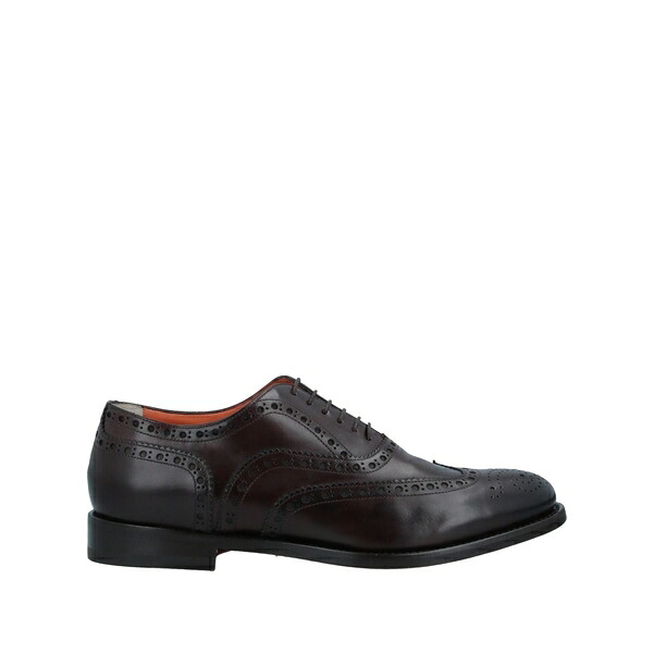 【貨物輸送無料】 サントーニ メンズ 御召しものシューズ シューズ Lace-up shoes Brown