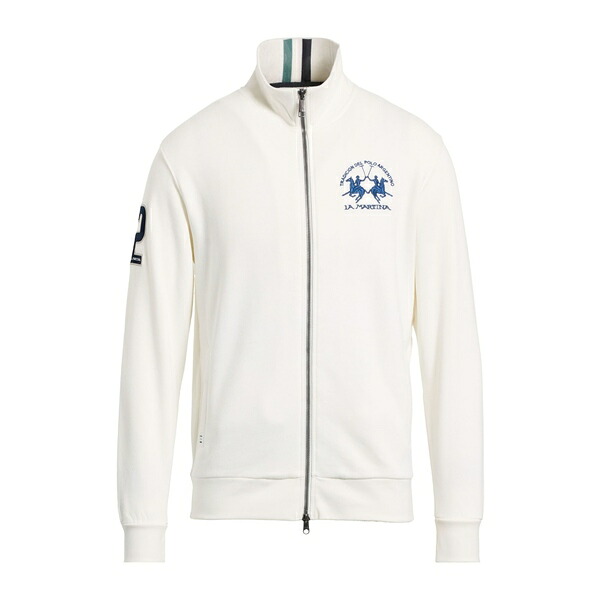 【送料無料】 ラ マルティーナ メンズ パーカー・スウェットシャツ アウター Sweatshirts White