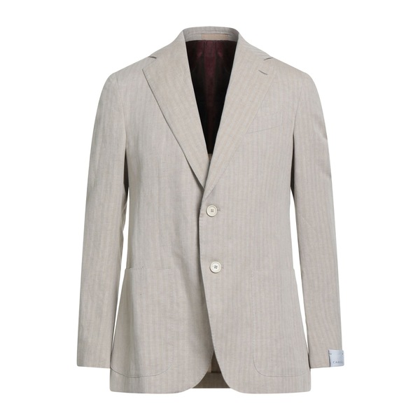 【送料無料】 カルーゾ メンズ ジャケット＆ブルゾン アウター Blazers Beige