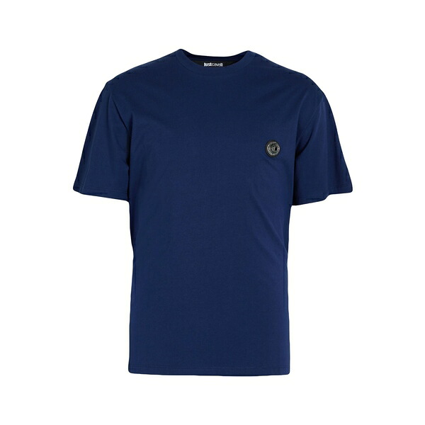 【送料無料】 ロベルトカヴァリ メンズ Tシャツ トップス T-shirts Blue｜asty