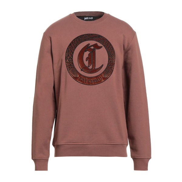 【送料無料】 ロベルトカヴァリ メンズ パーカー・スウェットシャツ アウター Sweatshirts Brown