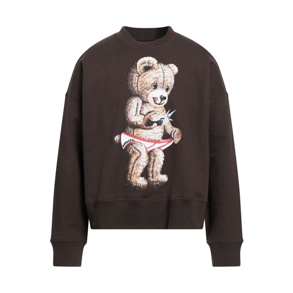 【貨物輸送無料】 ドムレベル メンズ パーカー・スウェットシャツ アウター Sweatshirts Brown パーカー-メンズファッション