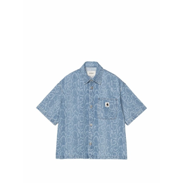 カーハート レディース シャツ トップス Lovilia shirt Blue|asty