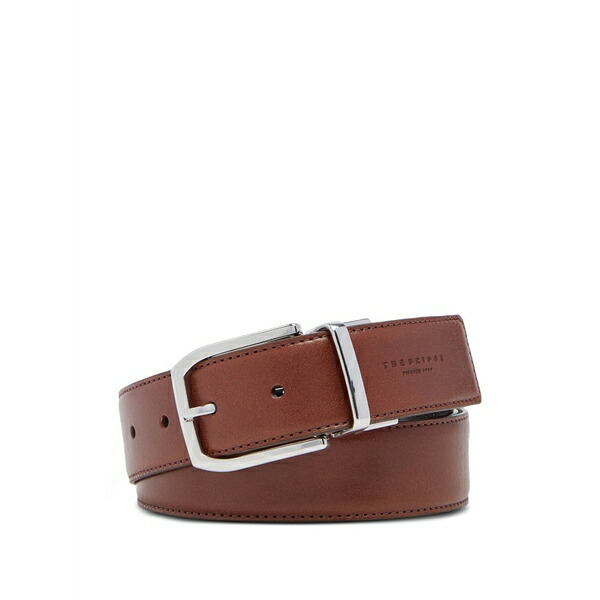 ザ・ブリッジ メンズ ベルト アクセサリー Reversible leather belt Brown｜asty