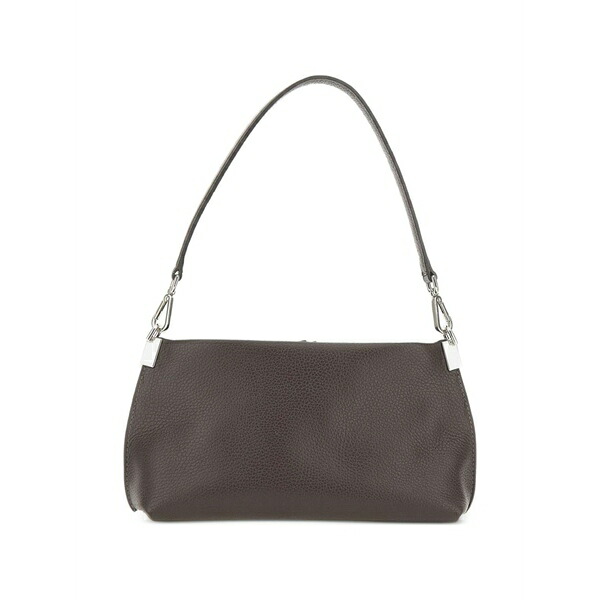 ジャンニ・キアリーニ レディース ショルダーバッグ バッグ Fanny tumbled leather shoulder bag Brown｜asty