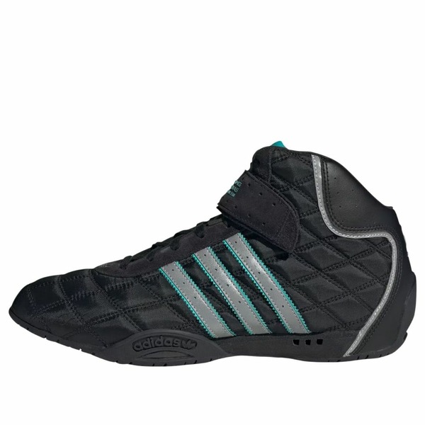 adidas アディダス メンズ スニーカー 【adidas Adiracer Hi Mercedes AMG Petronas F1 Team 'Black Silver Metallic' JR4547】 サイズ US_7(25.0cm)｜asty