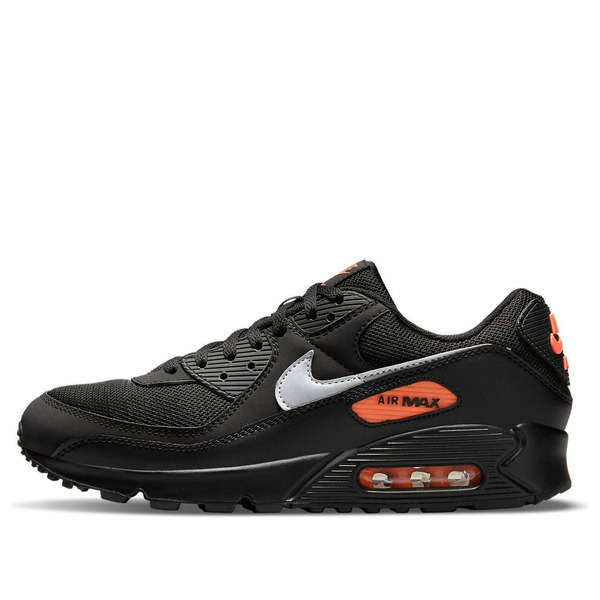 Nike ナイキ メンズ スニーカー 【Nike Air Max 90 'Black Total Orange' DJ6881-001】 サイズ US_9.5(27.5cm)|asty
