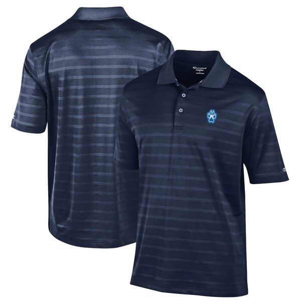 チャンピオン メンズ ポロシャツ トップス Sonoma State Seawolves Champion Textured Solid Polo Navy お買得