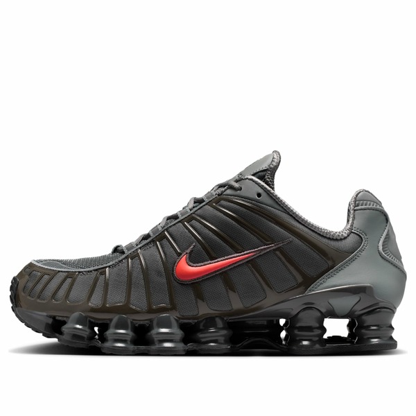 Nike ナイキ メンズ スニーカー 【Nike Shox TL SE 'Smoke Grey Bright Crimson' IQ6599-003】 サイズ US_6(24.0cm)|asty