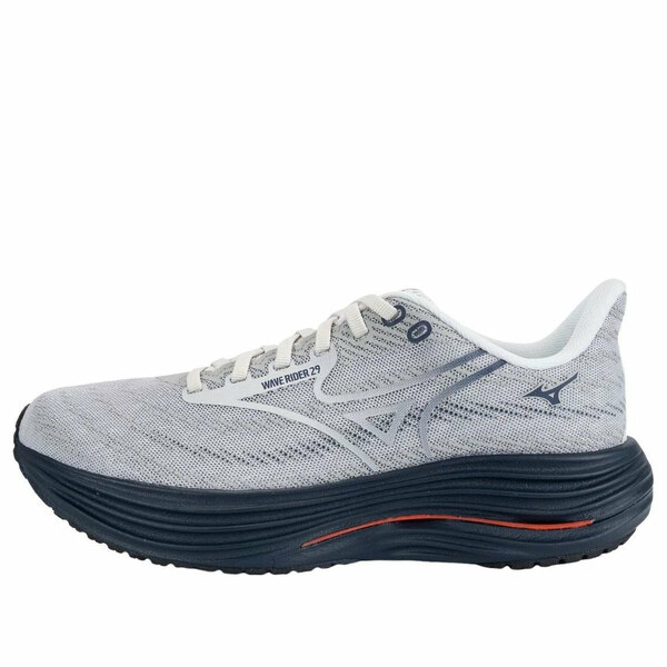 Mizuno ミズノ メンズ スニーカー 【Mizuno Wave Rider 29 \u0027Grey Black\u0027 J1GC250581】  大いさ US_9.5(27.5糎) メンズ靴-スニーカー-靴