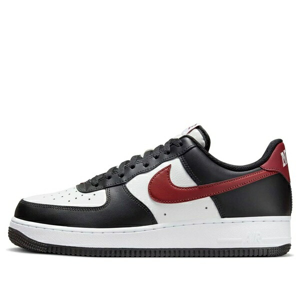 Nike ナイキ メンズ スニーカー エアフォース 【Nike Air Force 1 '07 'Black White Red' FZ4615-001】 サイズ US_7.5(25.5cm)|asty
