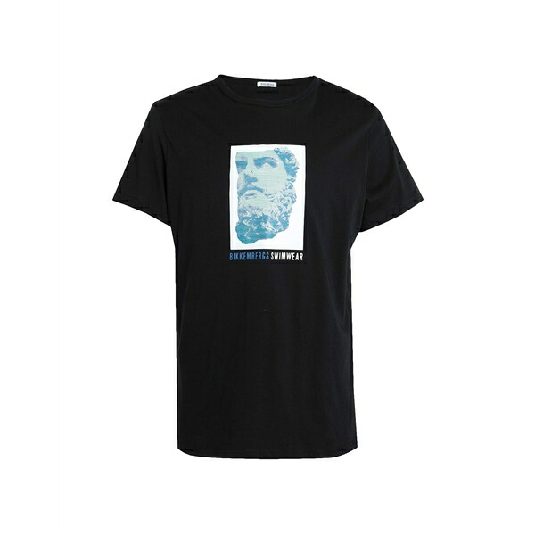 【送料無料】 ビッケンバーグス メンズ Tシャツ トップス T-shirts Black｜asty 8,386円