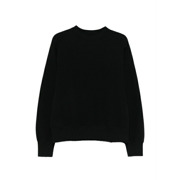 サカイ メンズ パーカー・スウェットシャツ アウター Crew-neck sweatshirt Black｜asty 108,900円