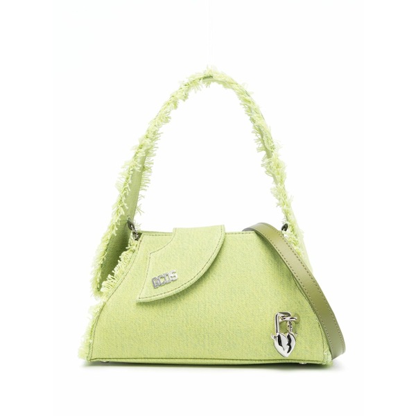 ジーシーディーエス レディース トートバッグ 御徒面子 Small comma denim bag Green