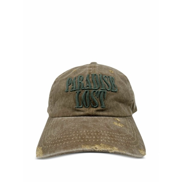 アル化学者 メンズ 鳥打ち帽 付属物 Paradise lost embroidered hat Brown