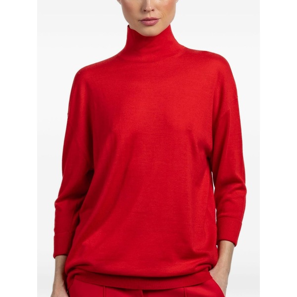 ドロシーシューマッハ レディース 編み物\u0026プルオーバー アウター Turtleneck sweater Red