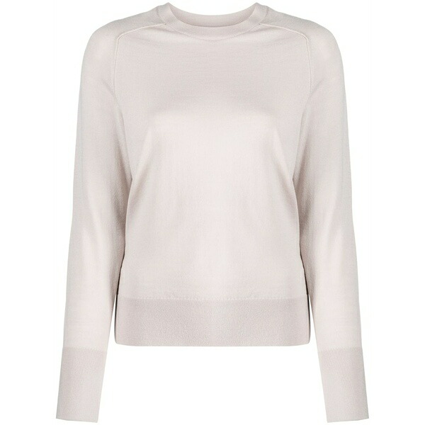 カルバンクライン レディース 編み物\u0026プルオーバー アウター Fine-knit wool jumper Neutrals