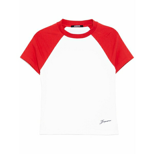 ジャクエムス レディース プルオーバー トップス Baseball t-shirt White