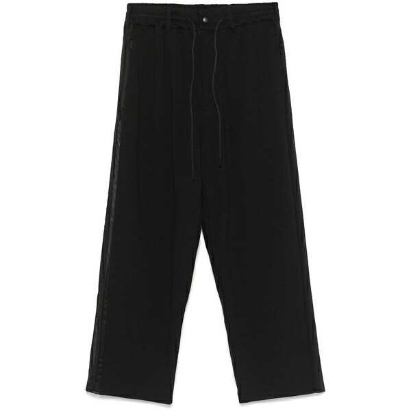 ワイスロバート・エドワード・リー メンズ 心地よいズボン下 ボトムス 3-stripes track pants Black