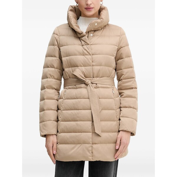 ジェオックス レディース コート アウター Bettanie uilted belted coat Neutrals|asty