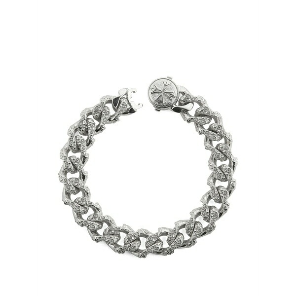 エマニュエレ ビコッキ メンズ ブレスレット・バングル・アンクレット 付属物 Flourish curb-chain bracelet Silver