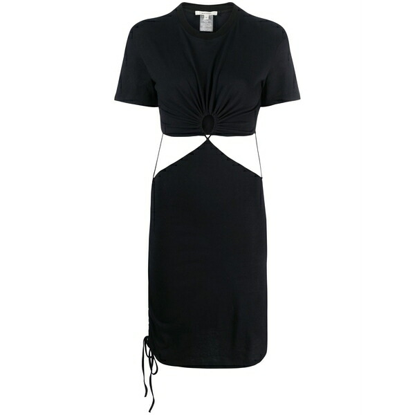 ネンシ ドジャカ レディース 衣裳 トップス Cut-out t-shirt dress Black