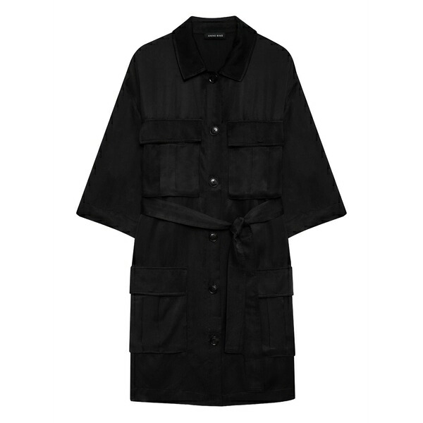 アニービン レディース 衣装 トップス Geri belted cargo-pocket dress Black