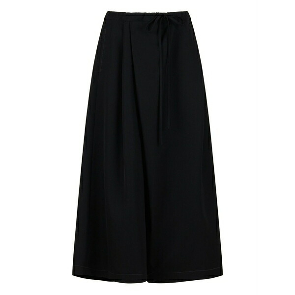マルニ レディース カジュアルパンツ ボトムス Pleated trousers Black｜asty