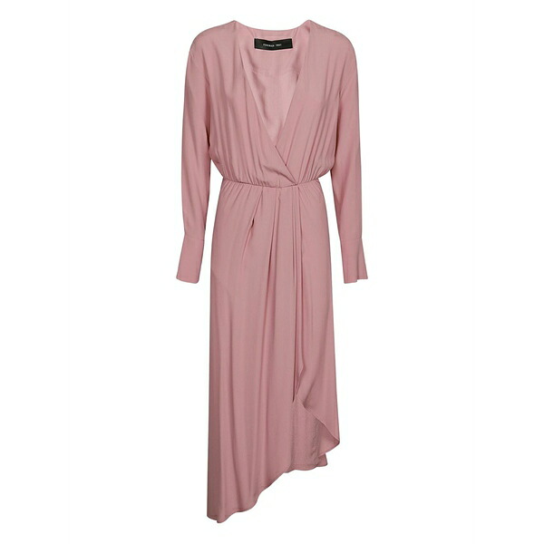 フェデリカ・トシ レディース 衣裳 トップス Asymmetric wrap dress Pink