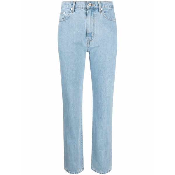 ケンゾー レディース ジーンズズボン下 ボトムス Asagao straight-leg jeans Blue