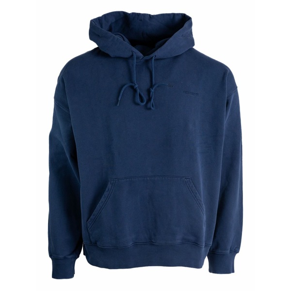 カーハート メンズ パーカー・スウェットシャツ アウター Hooded pocket hoodie Blue|asty