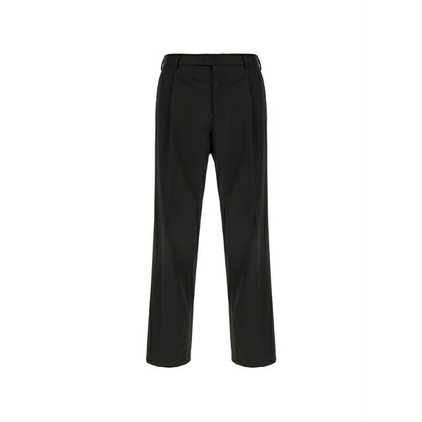 PTトリノ メンズ 心地好いズボン下 ボトムス Wool trousers Black
