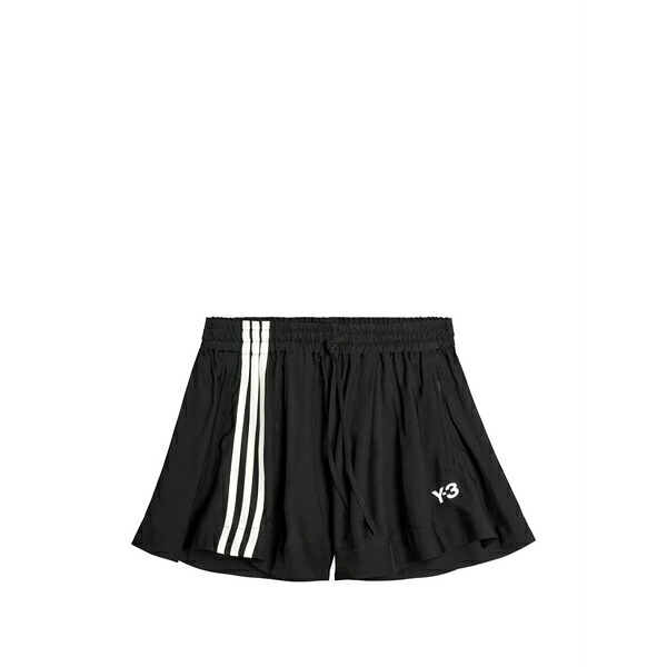 ワイスリー レディース カジュアルパンツ ボトムス Drawstring-fastening shorts Black｜asty