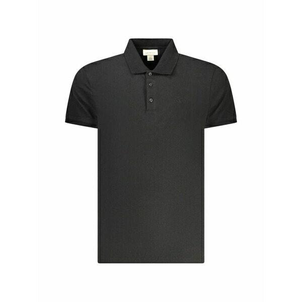 カルバンクライン メンズ スポーツシャツ トップス Short-sleeve polo shirt Black