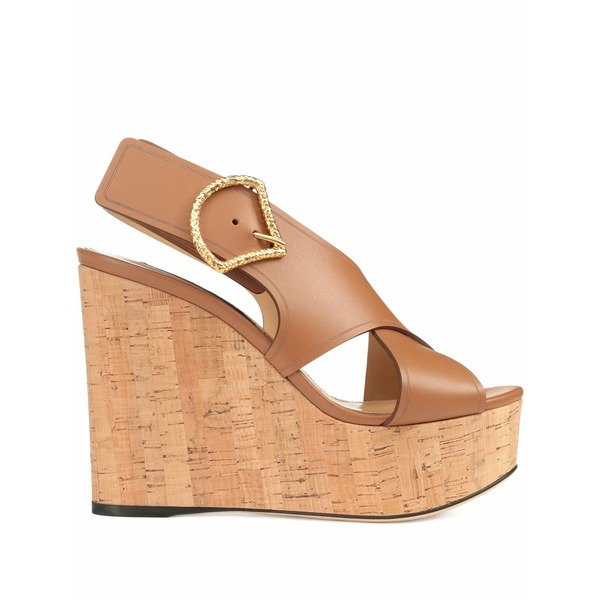 セルジオロッシ レディース サンダル シューズ 75粍 leather sandals  Brown