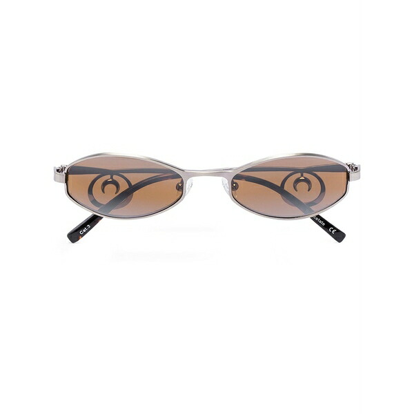 米国海兵隊員 独居室 レディース 黒眼鏡＆アイウェア 付属物 X vuarnet swirl oval-frame sunglasses Brown