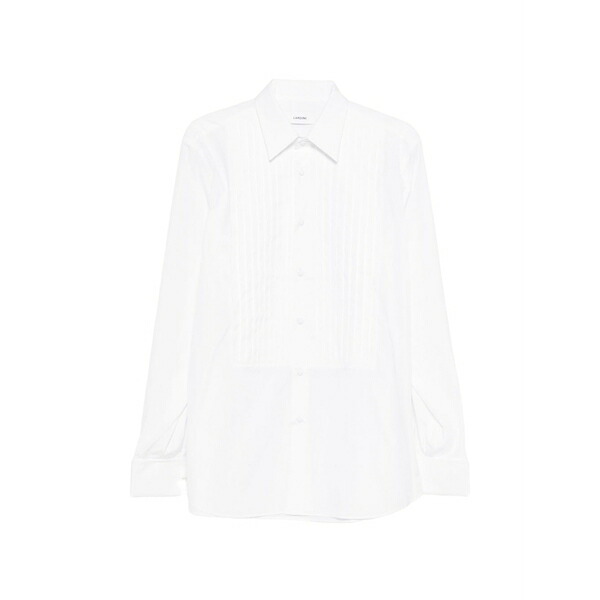 ラルディーニ メンズ ティーシャツ トップス Pleated shirt White